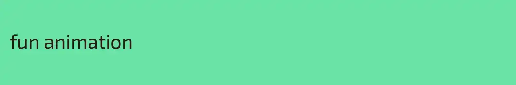 fun animation